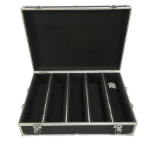 Lucky Case black color aluminum coin case different capacity coin storage box